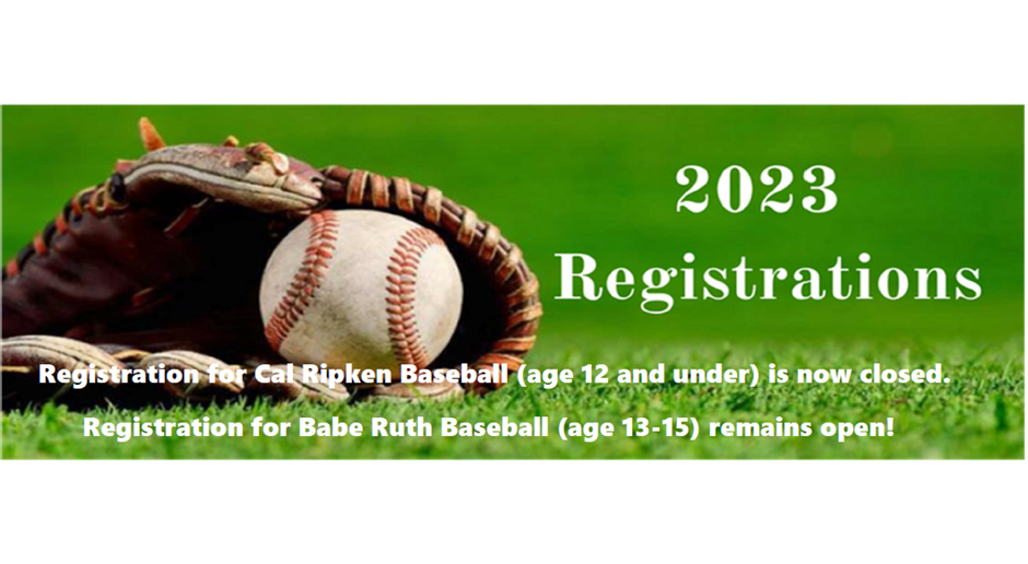 Registration Closed for Cal Ripken Baseball